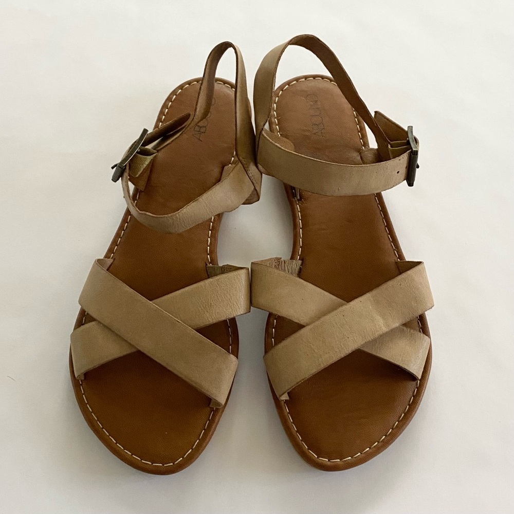 NWT Faux Leather Sandals - Abound - Size 10